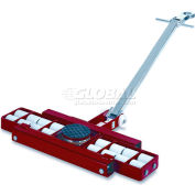 GKS Perfekt® L18 Machinery Roller Dolly Swivel Plate Steer Handle 39,600 Lb. Cap.