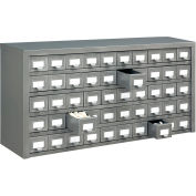 Global Industrial™ Steel Storage Drawer Cabinet - 50 Drawers 36"W x 9"D x 17-3/4"H