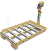 Capacité de 4000 lb Wesco® chariot élévateur batterie transfert plateforme 274260