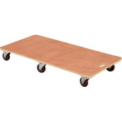 Six-Wheel Wood Deck Movers Dolly HDOS-2448-6SW 48x24
