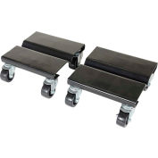 Ensemble de 2 socles roulants SDOL-2, acier, capacité de 1000 lb par ensemble
