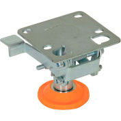 Floor Lock with Polyurethane Foot Pad FL-LKL-3 for 3" Casters
