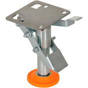 Floor Lock with Polyurethane Foot Pad FL-LKL-4 for 4" Casters