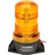 Global Industrial™ High-Profile Amber LED Permanent Mount Forbe Light 12 à 110 Volts