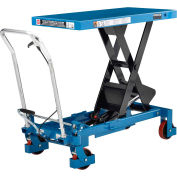 Global Industrial™ Mobile Heavy Duty Scissor Lift Table, 40" x 20" Platform, 2200 Lb. Cap.