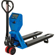 Global Industrial™ Low-Profile Manual Pallet Jack Scale Truck, 5000 lb. Cap., fourches 22 » L x 48 » L