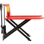 Global Industrial™ Manual High-Lift Skid Jack Truck, 2200 lb. Capacité, fourches 20-1/2 » L x 45 » L