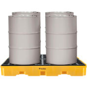 Global Industrial™ 4-Drum Spill Containment Modular Platform - 2 Piece - Assemblé
