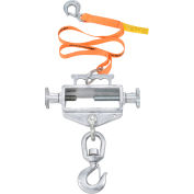 Global Industrial Swivel Hook Single Fork Forklift Hook Attachment, 4000 Lbs. Cap.