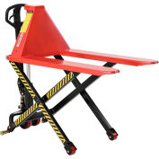 Global Industrial™ Manual High-Lift Skid Jack Truck, 3300 lb. Capacité, fourches 27 » L x 45 »