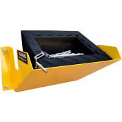Global Industrial™ Wheel Chock Holder, 12-7/8"W x 7-7/16"D x 6-7/16"H