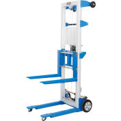 Global Industrial™ Lightweight Hand Operated Lift Truck, 400 Lb. Capacity Fixed Legs
