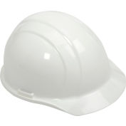 Casque de sécurité ERB® Americana® Cap, suspension à verrouillage coulissant à 4 points, blanc