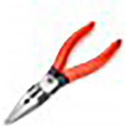 Crescent® 6" Z2 Dipped Handle Long Nose Pliers