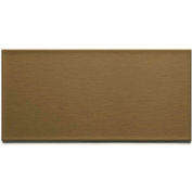 Aspect Long Grain 3" X 6" Brushed Bronze Metal Decorative Wall Tile, 8 Pack - A52-53