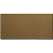 Aspect Long Grain 3" X 6" Brushed Bronze Metal Decorative Wall Tile, 8 Pack - A52-53