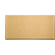 Aspect Short Grain 3" X 6" Brushed Champagne Metal Decorative Wall Tile, 8 Pack - A53-51