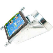Speedi-Boot 90° Registre Vent Boot Adj. Cintres SBS-6127 NB 6 » X 12 » X 7 »