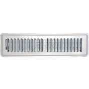 Speedi-Grille White Floor Vent Grille Vent Cover, 2-1/4 » X 14 »