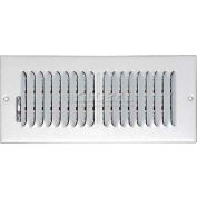 Speedi-Grille Ceiling Or Wall Vent Register With 2 Way Deflection SG-410 CW2 4" X 10"
