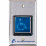 Illuminated Request To Exit Button With ADA Symbol - Pkg Qty 2