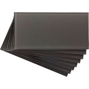 Aspect 3" X 6" Peel & Stick Glass Decorative Wall Tile in Leather, 8 Pack - A50-70