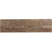 Aspect 23,6" x 5,9" Peel & Stick Stone Decorative Tile Backsplash, Tarnished Quartz - A90-86