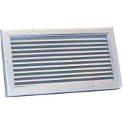 Grille d'aération pour porte, aluminium, 24 po x 24 po, ADL 24x24