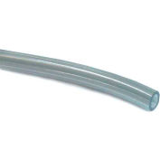 Tubes en vinyle transparent de 1 po de dia. int. x cloison de 1/8 po X 100 pi en boîte