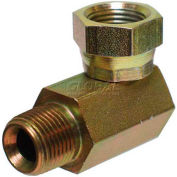 Apache Hydraulic Adapter 39005075, 3/8" Male Pipe X 3/8" Female Pipe Swivel