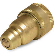 Apache Hydraulic Quick Coupler 39041600, ISO Male Tip To JD "Cone" Style Body