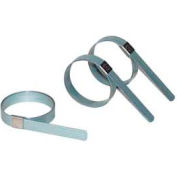 Apache 40029145 CP1199 2-3/4" Band-It Carbon Steel Center Punch Preformed Galv Clamp w/ 5/8" Band