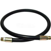Apache hydraulique tuyau 98398220, 100R2AT Cpld., 4000 lb/po2, 3/8" MNPT flexible, 3/8" tuyau ID X 12 "L