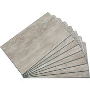 Palisade 25,6"L x 14,8"W Vinyl Wall Tile, Adobe Drift, 8 Pack