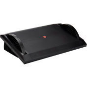 Mind Reader Active Adjustable Non-Slip Ergonomic Under Desk Footrest , Black