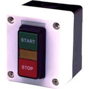 Advance Controls 104545, 1 Hole, Dual Start/Stop, Start Stop 22mm Non Metallic Push Button Station
