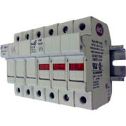 Advance Controls 152411 DIN Rail Fuse Holder (Midget), 3 Pole, Midget Fuse, Indicator Light