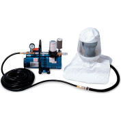 Allegro 9230-01 Tyvek™ Supplied Air Hood Low Pressure System, 1 Worker, 100' Hose