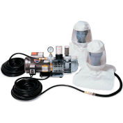 Allegro 9230-02 Tyvek™ Supplied Air Hood Low Pressure System, 2 Workers, 100' Hose