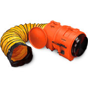 Allegro Industries® Axial Blower W/ 25' Ducting, 3200 CFM, 1 HP