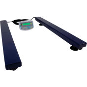 Adam Equipment AELP Series Pallet Beam Scale With GKa LCD Indicator, 52-7/16"L, 4 400 lb x 1 lb