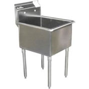 Aero Manufacturing Company® 2S1-2448 Premium SS Non-NSF One Bowl Sink