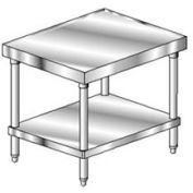 Aero Manufacturing Mixer Stand W/ Undershelf, 16 Ga 430 Stainless Steel Top, 30"W x 30"D