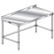 Aero Manufacturing 4TSSX-3696 16 Gauge Workbench 430 Stainless Steel with 2-3/4" Backsplash 96 x 36