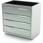 AERO inox Base Cabinet BC-3300, 4 tiroirs, 30" W x 21 H « D x 36"