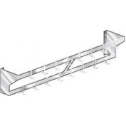 Aero Manufacturing WPS-132 Wall-Mounted Pot Rack Stainless Steel - Double Bar NSF 132"W x 12"D