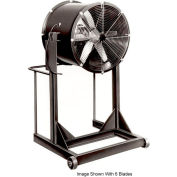 Global Industrial 48" Totally Enclosed Propeller Fan w/ High Stand, 32000 CFM, 5 HP