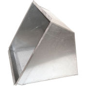 Global Industrial Inlet Weatherhood With Birdscreen for 16" Exhaust Fan