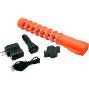 Baton de LED Road Flare sécurité logement Orange - Single Pack avec LED rouge, qté par paquet : 4