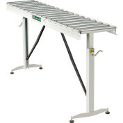 HTC Roller Adjustable Folding Conveyor Table HRT-70 66"L x 15"W - 500 Lb. Capacity